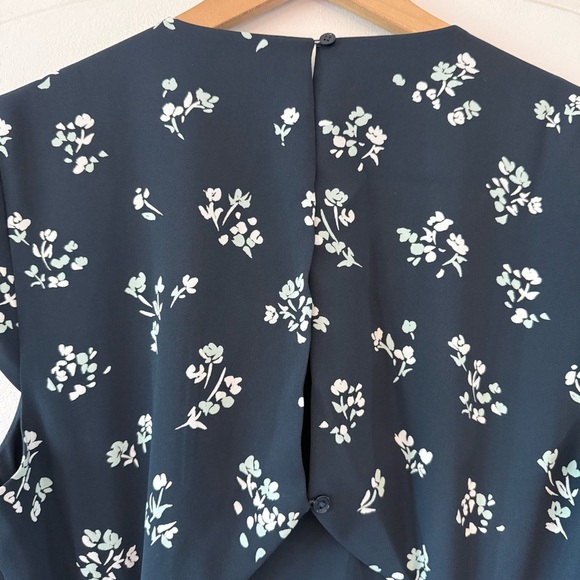 ARITZIA Babaton Hamptons Navy Floral Midi Dress - Picture 8 of 12